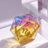 Cusdie Sharp Edges DND Dice, 7 PCs D&D Dice, Handcrafted Polyhedral Dice Set, for Role Playing Game MTG Pathfinder(Colorful Yellow/Red/Blue)...