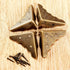 Dophee 8Pcs Antique Brass Jewelry Box Corner Case Chest Corner Protector Guard Edge Cover...