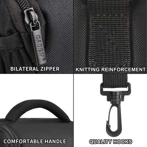 CADeN DSLR/SLR Camera Shoulder Bag Case with Adjustable Shoulder Strap, Compatible for Nikon, Canon, Sony Mirrorless Cameras Waterproof (Large)...