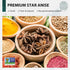 Soeos Star Anise, 4 Ounce, Star Anise Whole, Anise Seeds for Baking and Tea, NON-GMO Verified...