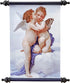 Design Toscano Cupid & Psyche: The First Kiss Canvas Wall Scroll...