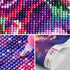 SENQAO 5D Diamond Painting Kits Dragon Stained Glass DIY Diamond Full Round Drill Diamond art for Adults Flowers Diamond Art Full Drill Crystal Cr...