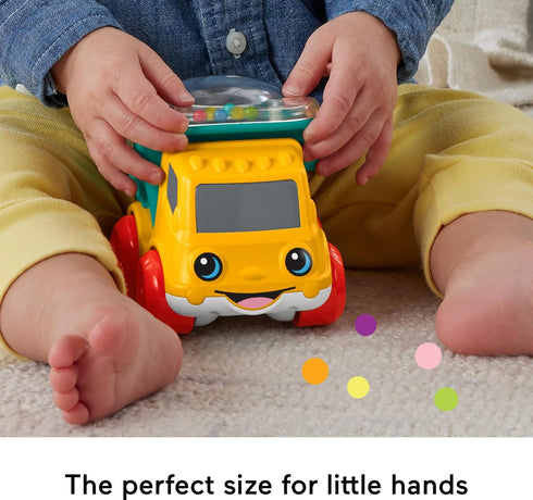 Fisher-Price Baby Toy Poppity Pop Dump Truck Push-Along Vehicle with Fine Motor Activities For Infants Ages 6+ Months...