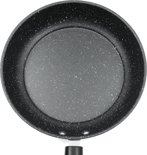 Stone Pan 10" Non-Stick Frying Pan skillet with Mineral/Diamond Coating for Long long-lasting nonstick Frying, Skillet for Cooking with Stay Cool ...