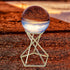 Large Gazing Ball Stand 6 inch for 10 inch Crystal Ball, Rock Display Stand, Air Plant Holder, for Abalone Shell, BowlS, Temari Ball, Geode, Ostri...