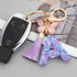 Suweibuke Colourful Cute Initial Letter Keychains for Women Girls with Tassel Butterfly, Charm for Purse Handbags Backpacks...