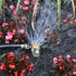 Metal Spot Sprinkler, 360 Degree Square Circle Pattern Sprinkler with Gentle Water Flow, Hose Sprinklers Coverage Area Up to 30FT for Small Area Y...