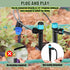 40 Pcs Fast Connect Drip Irrigation Emitters Kit Include 20 Mist Nozzles, 10 Drip Emitters and 10 Dripper Sprayers for 1/4" Garden Watering Tubing...