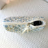 Makeup Bag Large Travel Quilted Cosmetic Makeup Bag Organizer, Floral Cotton Coquette Aesthetic Toiletry Bag for Women Girls (Blue Floral)...