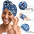 SATINIOR 6 Pieces Women Turban African Pattern Headwrap Colorful Printed Pretied Flower Knot Bonnet Hat for Women...