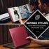 Dunwell Photo Album 8x10 (Ruby) with Black Mounting Paper, 8 x 10 Photo & Art Portfolio Presentation Book, 24 Clear Sleeves, Each Shows 48 Pages, ...