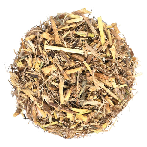 Biokoma Pure and Organic Couch Grass Dried Cut Root 50g (1.76oz) in Resealable Moisture Proof Pouch, USDA Certified Organic - Herbal Tea, No Addit...