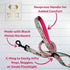 Cute 5ft Dog Leash, Stylish Nylon with Padded Handle for Everyday Walking & Comfort – for Small, Medium, Large XL Breed Dogs – Pet Accessories by ...