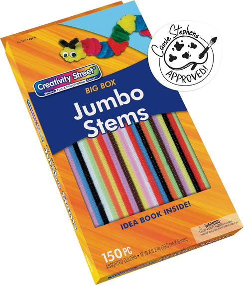 Creativity Street Big Box of Chenille Stems, 150-Count, Colors may vary (AC5547)...