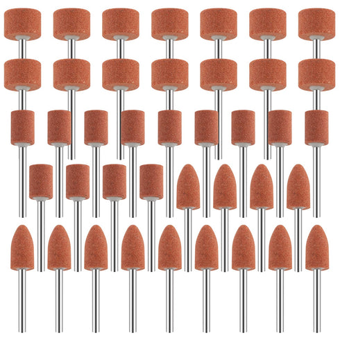 Sanding Bits for Dremel Rotary Tool, Grinding Stone Sanding Drill Bits with 1/8" Shank, Aluminium Oxide Tough Enough to Metal Rust Removal/Smoothi...