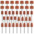 Sanding Bits for Dremel Rotary Tool, Grinding Stone Sanding Drill Bits with 1/8" Shank, Aluminium Oxide Tough Enough to Metal Rust Removal/Smoothi...
