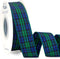 Ribbli Black Watch Tartan Ribbon,1 Inches x Continuous 25 Yards,Christmas Ribbon Use for Gift Wrapping, Christmas Decoration-Blue/Green(Non-Wired)...
