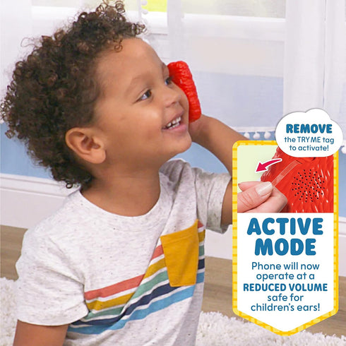 SESAME STREET Learn with Elmo Pretend Play Phone, Learning and Education, Officially Licensed Kids Toys for Ages 2 Up by Just Play...