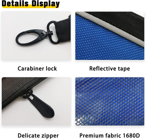 Zipper Pouches, Small Tools Bag, Waterproof Mesh Pouches, Tool Zipper Pouch, Travel Pouch, Clear Cosmetic Bag Case 4 Pack......