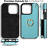 AICase Card Holder Case Compatible with iPhone 15 Plus, Wallet Phone case Protective Cover for Women with Ring Kickstand and 8 Credit Card Slots, ...
