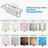 KESOL Adhesive Kitchen Sink Sponge Holder + Dish Cloth Hanger + Soap Holder, 2-in-1 Kitchen Sink Caddy, 304 Stainless Steel Rust Proof, Water Proo...