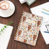 Highland Cow Floral Spiral Journal Notebook 80 Sheets A5 Watercolor Flower Cow College Ruled Notebook Strong Twin-Wire Binding with Premium for Sc...