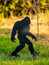 CINPIUK Bigfoot Garden Stake, Metal Sasquatch Yard Sign Christmas Outdoor Decoration Black Bigfoot Sculpture for Lawn Patio Decor...