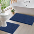 Bathroom Rugs Sets 2 Piece, Luxury Chenille Bath Mat Set, Soft Plush Anti-Slip Bath Rug + U-Shaped Toilet Mat. Microfiber Shaggy Carpet, Super Abs...