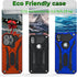 Kitoo Defender Designed for iPhone 13 Mini Eco-Friendly Case with Kickstand, Military Grade Shockproof 12ft. Drop Tested - Red...