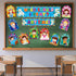 Adduster Sunday School Decorations - When Should I Pray? Prayer Cutouts Classroom Bulletin Board Decor Christian Bulletin Board Set Prayer Cutouts...