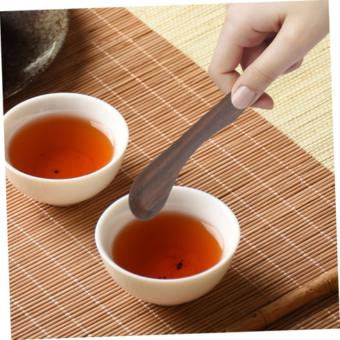Chinese Tea Teacup Tongs Tweezers Mini Food Wooden Clips Mini Clips Reusable Cooking Tongs Kitchen Utensil Tongs Cup Clip for Kung Fu Tea Home Cup...