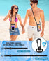 Large Waterproof Phone Pouch Universal Phone Waterproof Case for Phone IPX8 Water Proof Dry Bag with Wide Lanyard Large Capacity Waterproof Bag fo...
