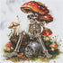 Xinpinzhou Skull 11ct Cross Stitch Kits, 11 CT Funny Pre Printed Counted Stamped Cross Stitch Embroidery Needlepoint Needlework Patterns Kits for ...