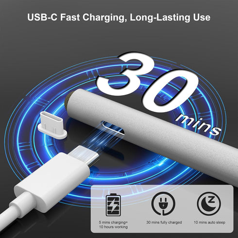 Surface Pen for Microsoft Surface Pro 9/8/7/6/5/4/3/X/11, Surface Go 3/2/1 Laptop/Studio/Book 4/3/2/1, Stylus Pen with 4096 Pressure Sensitivity a...