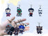 20PCS funny cartoon keychains?tags Goodie Bag Stuffer Christmas gifts and holiday charms...