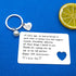 Baixian 10th Anniversary Engraved Wallet Insert Card for Husband Wife Wedding Gifts Mini Love Note Gifts for Women Men Happy 10th Anniversary Pres...