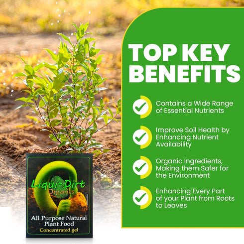 Natural Plant Food Fertilizer All-Purpose NPK Plant Care. 18 Balanced & Blended Vitamins & Minerals with Micro-Fungi and Bio-Organisms to boost yo...