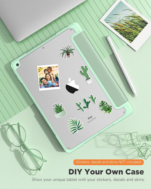 TiMOVO Case for iPad 9th Generation 2021/iPad 8th Generation 2020/iPad 7th Generation 2019 10.2 inch with Pencil Holder, Slim Protective Cover wit...