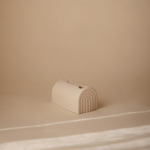 mushie Bath Spout Cover | Soft Silicone Bathtub Faucet Safety Guard for Kids | Universal Fit (Shifting Sand)...