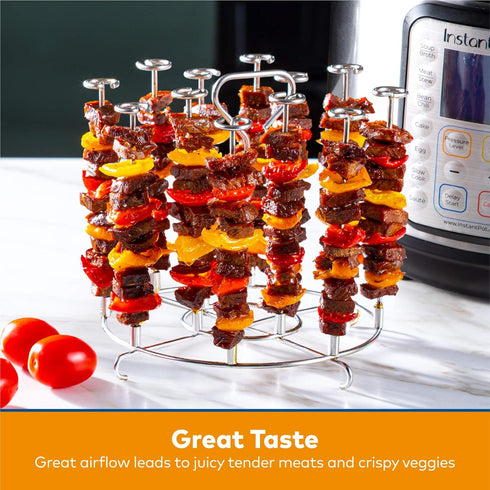 Goldlion Skewer Stand Compatible with Instant Pot 6 Quart Accessories for Air Fryer Crisp Lid...