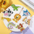 12 PCS Diamond Painting Keychains Kit Animals Diamond Art Ornaments Double Sided 5D Diamond Key Rings DIY Diamonds Pendants for Beginners Birthday...
