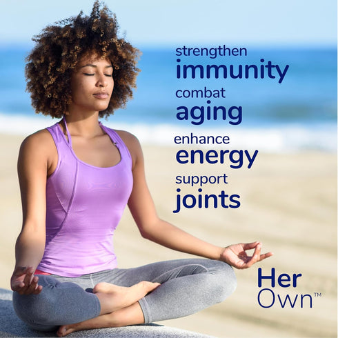 Her Own Irish Sea Moss Capsules, Burdock Root, Bladderwrack, Detox, Metabolism, Immune Support, Skin Health, Natural Joint Support, Nutrient Rich ...