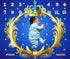 Royal Blue Gold Theme Baby Monthly Milestone Blanket Royal Blue Crown Prince or Princess Newborn Photo Background Mom Gift Baby Party Decor New Ba...