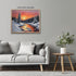 Posterizer 1 pcs-snowy jungle in winter in oil painting style-5-Landscape & Nature Art-GIft for Men Women Teens-Living Room Bedroom Decor- unframe...
