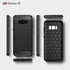 Compatible with Samsung Galaxy S8 Carbon Fiber Soft TPU Brushed Line Basic Phone Back Case Cover (Blue)...