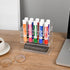 Dry Erase Marker Holder, Wall Mounted Marker Holder with 10 Slots, Acrylic Marker Holder for Classroom Organization, Sticky Pen Marker Holder for ...