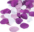 Artificial Silk Rose Petals 300pcs Reusable Fake Purple Flower Petals for Wedding Anniversary Romantic Night Valentines Party Dinner Table Decorat...