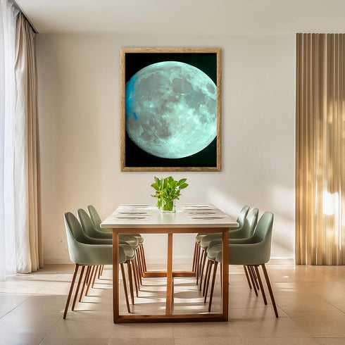 Posterizer 1 pcs-the moon floating in space 1-Astronomy & Celestial Art-Gift for Men Women Teens-Decor for Home & Office- unframed wall art...