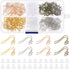 Earring Hooks, Audab 480pcs Earring Making Kit Includes 240pcs French Earring Hooks Ear Wire and 240pcs Earring Backs for Jewelry Making Supplies ...