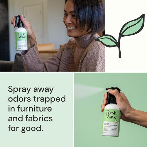 Fresh Wave Odor Eliminator Spray & Air Freshener, 8 fl. oz., Natural Ingredients...